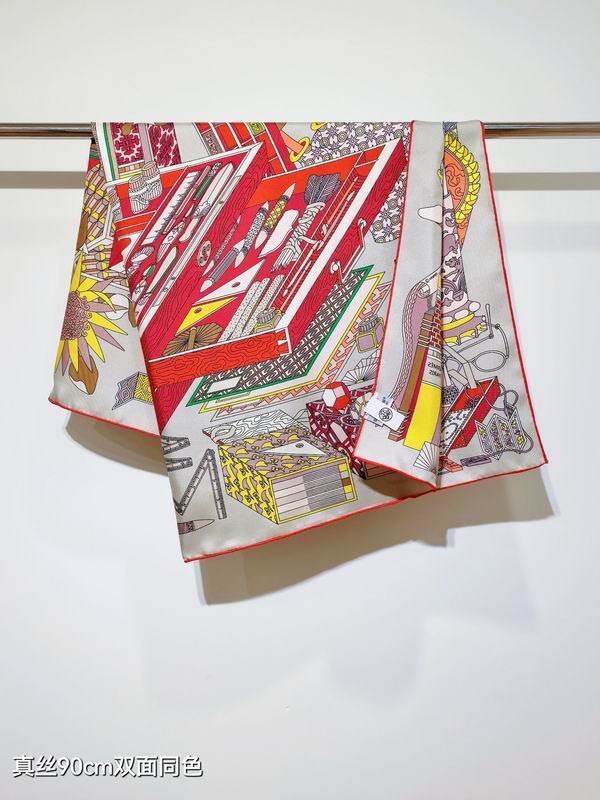 Hermes silk scarf 90X90cm E052508